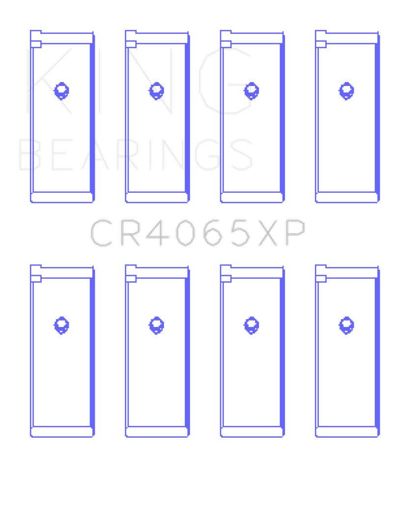 King Engine Bearings Nissan KA-24DE Performance Rod Bearing Set - Size STD