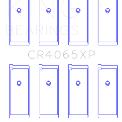 King Engine Bearings Nissan KA-24DE Performance Rod Bearing Set - Size +0.25mm