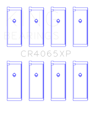 King Engine Bearings Nissan KA-24DE (Size .025 Oversized) Performance Rod Bearing Set