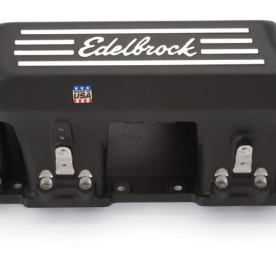 Edelbrock Manifold EFI Pro-Flo XT BB Chevy Rect Port Heads Black Powder Coated