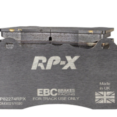 EBC Racing 2021+ BMW M3/M4 (G80/G82/G83) / 2023+ BMW M2 (G97) RP-X Rear Brake Pads
