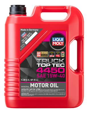 LIQUI MOLY 5L Top Tec Truck 4450 Motor Oil SAE 15W40