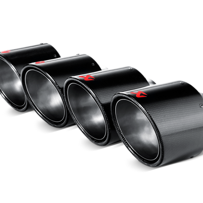 Akrapovic 06-13 Chevrolet Corvette ZO6/ZR1 (C6) Tail Pipe Set (Carbon 125 mm)
