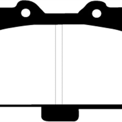 EBC 89-95 Nissan Skyline (R32) 2.6 Twin Turbo GT-R Yellowstuff Front Brake Pads