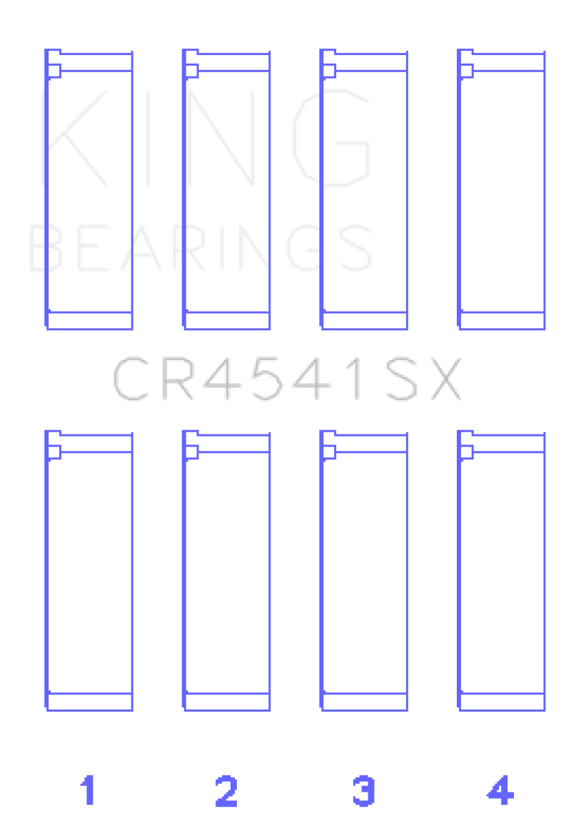 King Engine Bearings Bearings Honda F23A/F23Z/K20A3 Connecting Rod Bearing Set