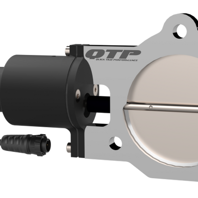 QTP 3.5in Bolt-On QTEC Electric Cutout Valve - Single