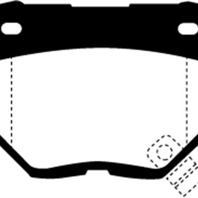 EBC 98-03 Nissan Skyline (R34) 2.5 GT (200) Greenstuff Rear Brake Pads