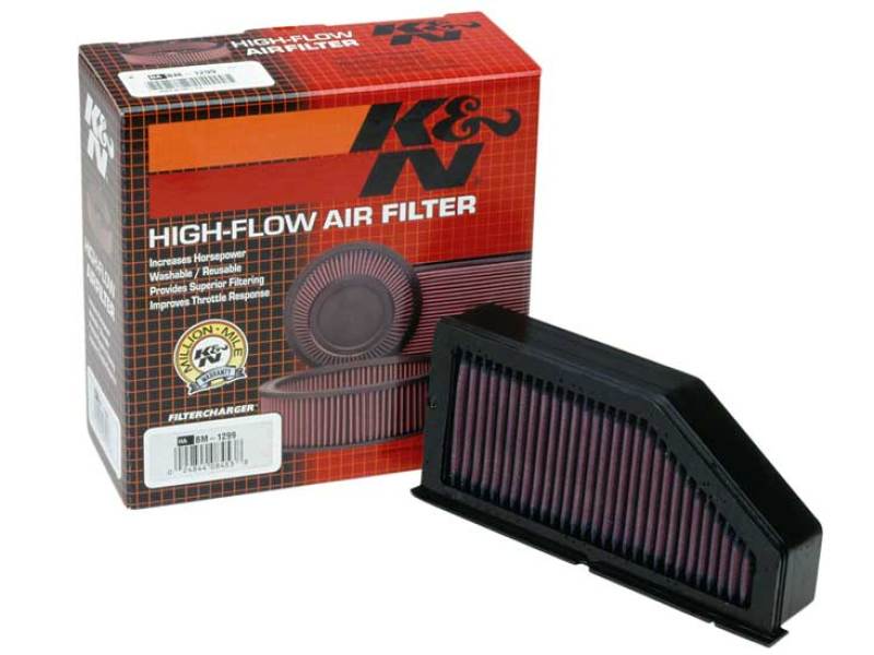 K&N 97-08 BMW K1200RS/LT/C/GT 8.313in OS Length / 3.875 OS Width / 1.938in H Replacement Air Filter
