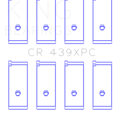 King Engine Bearings Honda B18A1/B18B1 pMaxKote Performance Rod Bearing Set