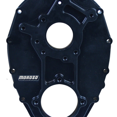 Moroso Chevrolet Small Block Timing Cover - Non-Raised Cam - Sprint Car - Aluminum