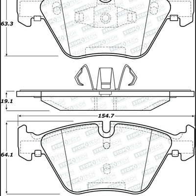 StopTech Street Brake Pads
