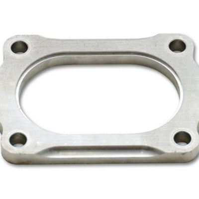 Vibrant T304 SS 4 Bolt Flange for 4in O.D. Oval tubing