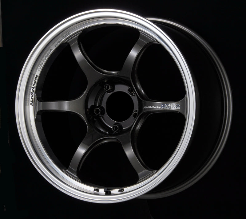 Advan RG-D2 17x9.0 +62 5x114.3 Machining and Black Gunmetallic Wheel