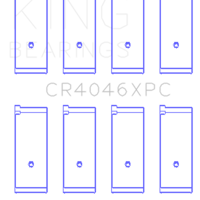 King Honda B20B4/B20Z2/D16 Series/ZC 16V pMaxKote Performance Rod Bearing Set - Size STD