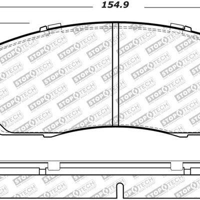 StopTech Street Select Brake Pads - Rear