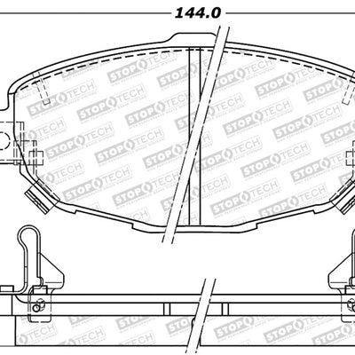 StopTech Street Brake Pads - Front