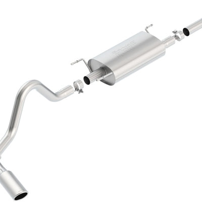 Borla 2016 Toyota Tacoma 3.5L V6 Auto 4DR CC SB S-Type 2.5in Single Left Rear Exit 4in Tip Exhaust