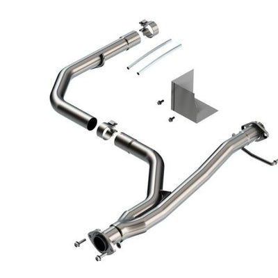 Borla 2021-2022 Toyota Tacoma 3.5L V6 T-304 Stainless Steel Y-Pipe - Brushed