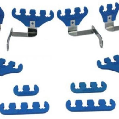 Moroso Ford Small Block Ignition Wire Loom Kit - 7-9mm - Blue