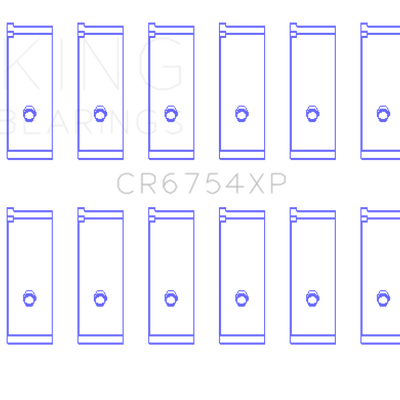 King Engine Bearings Toyota/Lexus 2JZGE/2JZGTE 3.0L (Size STD) Performance Rod Bearing Set