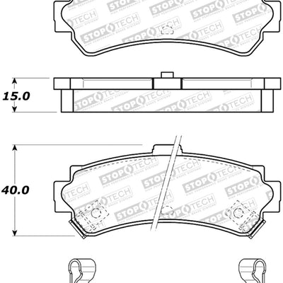 StopTech Street Brake Pads
