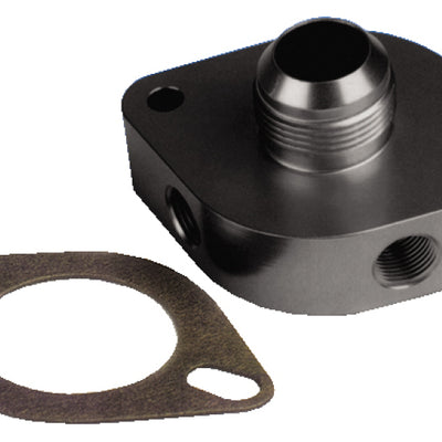 Moroso Chevrolet Big Block/Small Block Bolt-On Water Outlet Filler Neck -16An Fitting - Aluminum