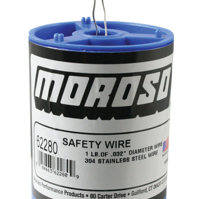 Moroso Safety Wire - Stainless Steel - 1lb Can