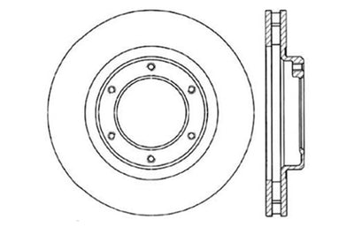 StopTech Slotted & Drilled Sport Brake Rotor