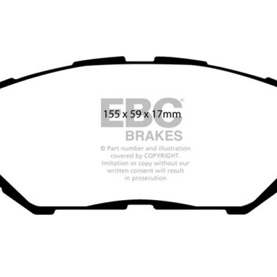 EBC 06-08 Lexus IS250 2.5 Yellowstuff Front Brake Pads
