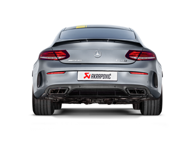 Akrapovic 16-17 AMG C63 Coupe Evolution Line Cat Back (Titanium) w/ Carbon Tips (Req. Link Pipe)
