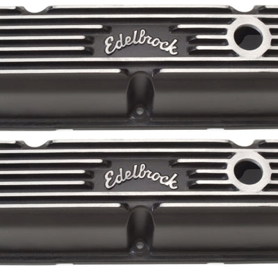 Edelbrock Valve Cover Classic Series Chrysler La 318-340-360 CI V8 Black