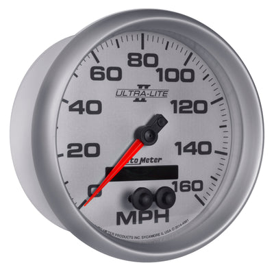 Autometer Ultra-Lite II 5in 0-140MPH In-Dash Electronic GPS Programmable Speedometer