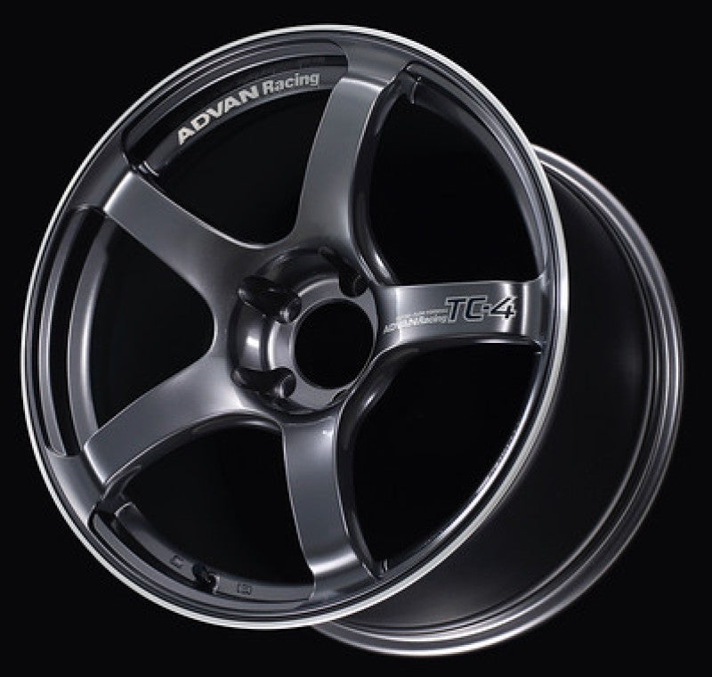 Advan TC4 17x7.5 +35 4x98 Racing Gunmetallic and Ring Wheel