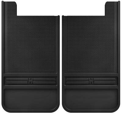 Husky Liners Universal 12in Wide Black Rubber Rear Mud Flaps w/o Weight