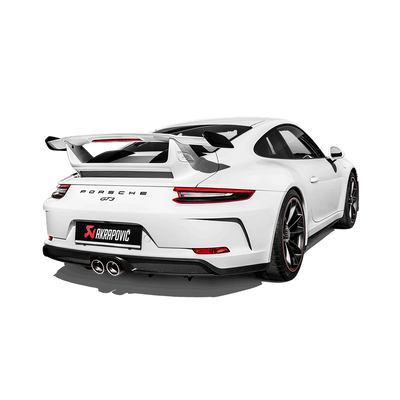 Akrapovic 2018 Porsche 911 GT3 (991.2) Slip-On Race Line (Titanium) w/Header/Tail Pipes