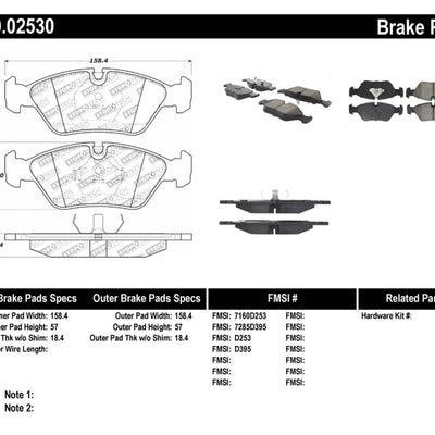StopTech Performance Brake Pads