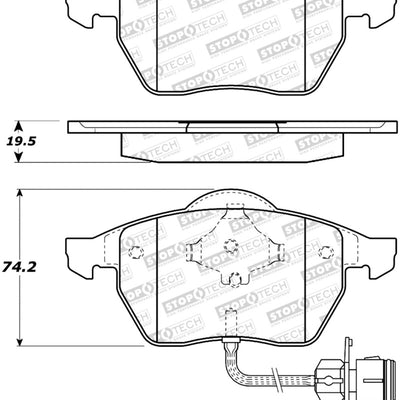 StopTech Street Brake Pads - Rear