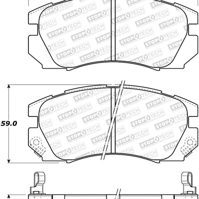 StopTech Street Brake Pads - Front
