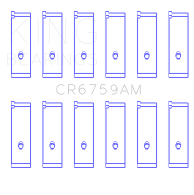 King Engine Bearings Honda C32A / C35A Connecting Rod Bearing Set
