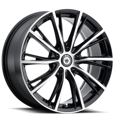 Konig Impression 17x7.5 5x114.3 ET40 Gloss Black w/ Machined Face