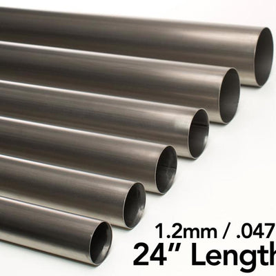 Ticon Industries 1.25in Diameter x 24.0in Length 1.2mm/.047in Wall Thickness Titanium Tube