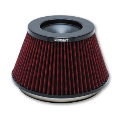 Vibrant The Classic Perf Air Filter 5in OD Conex3-5/8in Tallx6in ID Bellmouth VelocityStack10950-52