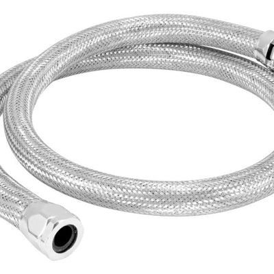 Spectre Stainless Steel Flex Heater Hose Kit 5/8in. Diameter - 4ft. Chrome