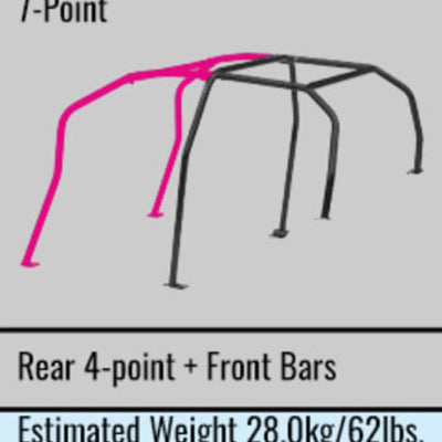 Cusco Steel Roll Cage 7-Point 4/5-Passenger Around Dash Mitsubishi Evo 10 CZ4A (S/O / No Cancel)