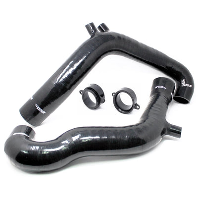 Torque Solution Turbo Inlet Hose Black - 10-12 Porsche 997.2 Turbo / Turbo S