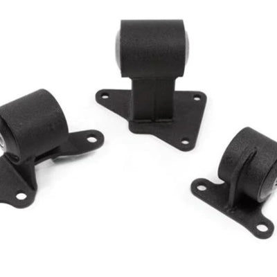 Innovative 90-93 Accord F-Series Black Steel Mounts 85A Bushings (Auto Trans)