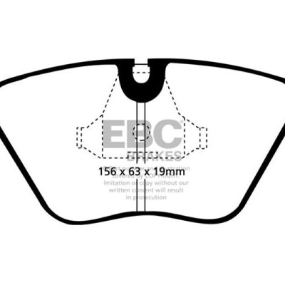 EBC 92-95 BMW M3 3.0 (E36) Bluestuff Front Brake Pads