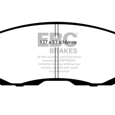 EBC 02-03 Infiniti G20 2.0 Ultimax2 Front Brake Pads