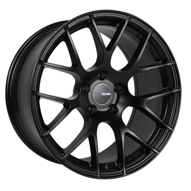 Enkei Raijin 18x8.5 38mm Offset 5x114.3 Bolt Pattern 72.6 Bore Diameter Black Wheel-MOQ 40