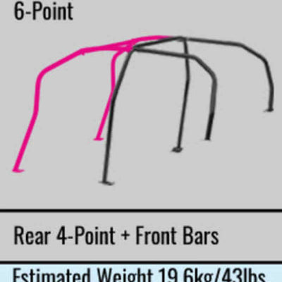 Cusco Roll Cage 6 points Dash Escape Chromoly 5 Passengers CZ4A Evo 10 (S/O / No Cancel)